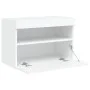 Wandmontierter TV-Schrank mit LED-Leuchten weiß 60x30x40 cm von , TV-Möbel - Ref: Foro24-837183, Preis: 50,07 €, Rabatt: %