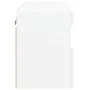 Wandmontierter TV-Schrank mit LED-Leuchten weiß 60x30x40 cm von , TV-Möbel - Ref: Foro24-837183, Preis: 50,07 €, Rabatt: %