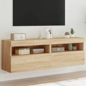 LED-Wandleuchten für TV-Schrank, 2 Stück, Sonoma-Eiche, 60 x 30 x 40 cm von , TV-Möbel - Ref: Foro24-837188, Preis: 81,94 €, ...