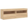 LED-Wandleuchten für TV-Schrank, 2 Stück, Sonoma-Eiche, 60 x 30 x 40 cm von , TV-Möbel - Ref: Foro24-837188, Preis: 83,37 €, ...