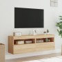 LED-Wandleuchten für TV-Schrank, 2 Stück, Sonoma-Eiche, 60 x 30 x 40 cm von , TV-Möbel - Ref: Foro24-837188, Preis: 83,37 €, ...