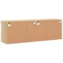 TV cabinet wall LED lights 2 pcs Sonoma Oak 60x30x40 cm by , TV Furniture - Ref: Foro24-837188, Price: 81,94 €, Discount: %