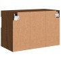 Mueble de TV de pared con luces LED roble marrón 60x30x40 cm de , Muebles TV - Ref: Foro24-837195, Precio: 53,16 €