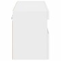 Wandmontierter TV-Schrank mit LED-Leuchten weiß 80x30x40 cm von , TV-Möbel - Ref: Foro24-837197, Preis: 62,73 €, Rabatt: %
