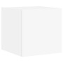 Wandmontierter TV-Schrank mit LED-Leuchten weiß 30,5x35x30 cm von , TV-Möbel - Ref: Foro24-837218, Preis: 35,55 €, Rabatt: %