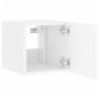 Wandmontierter TV-Schrank mit LED-Leuchten weiß 30,5x35x30 cm von , TV-Möbel - Ref: Foro24-837218, Preis: 35,55 €, Rabatt: %