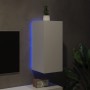 Mueble de TV de pared con luces LED blanco 30,5x35x70 cm de , Muebles TV - Ref: Foro24-837232, Precio: 48,58 €, Descuento: %