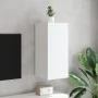 Wall-mounted TV cabinet with LED lights white 30.5x35x70 cm by , TV Furniture - Ref: Foro24-837232, Price: 48,02 €, Discount: %