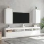Wall-mounted TV cabinet with LED lights white 30.5x35x70 cm by , TV Furniture - Ref: Foro24-837232, Price: 48,02 €, Discount: %