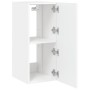 Wandmontierter TV-Schrank mit LED-Leuchten weiß 30,5x35x70 cm von , TV-Möbel - Ref: Foro24-837232, Preis: 48,65 €, Rabatt: %