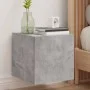Mueble de TV de pared con luces LED gris hormigón 30,5x35x30 cm de , Muebles TV - Ref: Foro24-837224, Precio: 36,86 €, Descue...