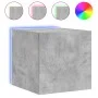 Mueble de TV de pared con luces LED gris hormigón 30,5x35x30 cm de , Muebles TV - Ref: Foro24-837224, Precio: 36,86 €, Descue...