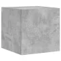 Mueble de TV de pared con luces LED gris hormigón 30,5x35x30 cm de , Muebles TV - Ref: Foro24-837224, Precio: 36,86 €, Descue...