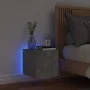 Mueble de TV de pared con luces LED gris hormigón 30,5x35x30 cm de , Muebles TV - Ref: Foro24-837224, Precio: 36,86 €, Descue...