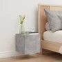 Mueble de TV de pared con luces LED gris hormigón 30,5x35x30 cm de , Muebles TV - Ref: Foro24-837224, Precio: 36,86 €, Descue...