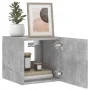 Mueble de TV de pared con luces LED gris hormigón 30,5x35x30 cm de , Muebles TV - Ref: Foro24-837224, Precio: 36,86 €, Descue...