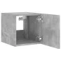 Mueble de TV de pared con luces LED gris hormigón 30,5x35x30 cm de , Muebles TV - Ref: Foro24-837224, Precio: 36,86 €, Descue...