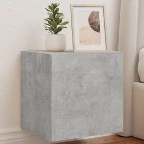 TV wall furniture LED lights 2 pcs concrete gray 40.5x35x40 cm by , TV Furniture - Ref: Foro24-837253, Price: 67,66 €, Discou...