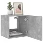 TV wall furniture LED lights 2 pcs concrete gray 40.5x35x40 cm by , TV Furniture - Ref: Foro24-837253, Price: 67,66 €, Discou...