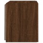 Wandmontierter TV-Schrank mit LED-Leuchten Eiche braun 40,5x35x40 cm von , TV-Möbel - Ref: Foro24-837258, Preis: 42,98 €, Rab...