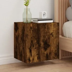 TV-Wandmöbel 2 Einheiten geräuchertes Eichenholz 40,5x30x40 cm von , TV-Möbel - Ref: Foro24-836905, Preis: 49,79 €, Rabatt: %