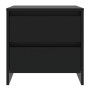 Mesitas de noche 2 uds madera ingeniería negro 45x34,5x44,5 cm de vidaXL, Mesitas de noche - Ref: Foro24-809848, Precio: 74,4...