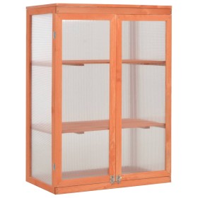 Invernadero de madera 75x47x109 cm de vidaXL, Invernaderos - Ref: Foro24-170646, Precio: 147,61 €, Descuento: %