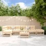 7-teiliges Gartenmöbel-Set aus massivem Kiefernholz von , Gartensets - Ref: Foro24-3186508, Preis: 322,31 €, Rabatt: %