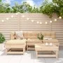 Gartensofa-Set 5-teilig aus massivem Kiefernholz von , Gartensets - Ref: Foro24-3186515, Preis: 219,68 €, Rabatt: %