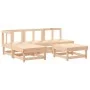 Gartensofa-Set 5-teilig aus massivem Kiefernholz von , Gartensets - Ref: Foro24-3186515, Preis: 219,68 €, Rabatt: %
