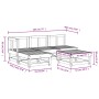 Gartensofa-Set 5-teilig aus massivem Kiefernholz von , Gartensets - Ref: Foro24-3186515, Preis: 228,53 €, Rabatt: %