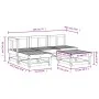 Set Gartensofas 5 Stück massives Tannenholz Douglasie von , Gartensets - Ref: Foro24-3186520, Preis: 240,81 €, Rabatt: %