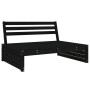 Juego muebles de jardín 6 piezas madera maciza pino negro de , Conjuntos de jardín - Ref: Foro24-3186645, Precio: 687,07 €, D...