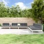 6-teiliges Gartenmöbel-Set aus massivem Kiefernholz aus weißem Holz von , Gartensets - Ref: Foro24-3186607, Preis: 567,93 €, ...