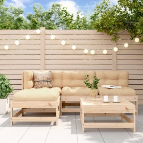 5-piece solid pine wood garden sofa set by , Garden sets - Ref: Foro24-3186522, Price: 265,86 €, Discount: %
