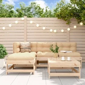 5-teilige Gartensofagarnitur aus massivem Kiefernholz von , Gartensets - Ref: Foro24-3186522, Preis: 262,42 €, Rabatt: %