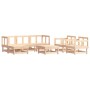 7-teiliges Gartenmöbel-Set aus massivem Kiefernholz von , Gartensets - Ref: Foro24-3186207, Preis: 346,89 €, Rabatt: %