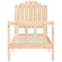 Single bed frame with solid wood headboard by , Beds and slatted bases - Ref: Foro24-3192256, Price: 99,46 €, Discount: %