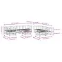 10-teiliges Gartenmöbel-Set aus Massivholz Douglasie von , Gartensets - Ref: Foro24-3186569, Preis: 494,93 €, Rabatt: %
