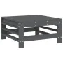 Hoher Gartentisch und Hocker 6 Stk. massives Kiefernholz grau von , Gartensets - Ref: Foro24-3186328, Preis: 371,24 €, Rabatt: %