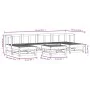 Gartenmöbel-Set 7-teilig aus massivem Kiefernholz von , Gartensets - Ref: Foro24-3186340, Preis: 323,31 €, Rabatt: %