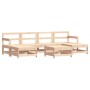 Gartenmöbel-Set 7-teilig aus massivem Kiefernholz von , Gartensets - Ref: Foro24-3186368, Preis: 380,32 €, Rabatt: %