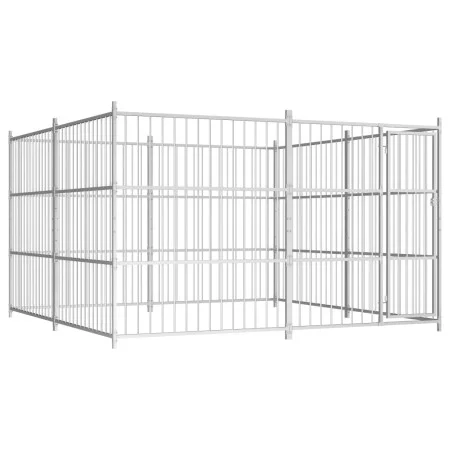 Zwinger für den Außenbereich 300x300x185 cm von vidaXL, Hundehütten und Zäune - Ref: Foro24-144624, Preis: 766,46 €, Rabatt: %