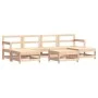 Gartenmöbel-Set 7-teilig aus massivem Kiefernholz von , Gartensets - Ref: Foro24-3186382, Preis: 391,18 €, Rabatt: %