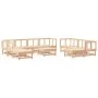 Gartenmöbel-Set 11-teilig aus massivem Kiefernholz von , Gartensets - Ref: Foro24-3186410, Preis: 530,69 €, Rabatt: %