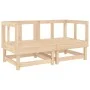 Gartenmöbel-Set 11-teilig aus massivem Kiefernholz von , Gartensets - Ref: Foro24-3186410, Preis: 530,69 €, Rabatt: %