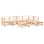 7-piece solid pine wood garden furniture set by , Garden sets - Ref: Foro24-3186438, Price: 373,49 €, Discount: %