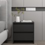 Mesitas de noche 2 uds madera ingeniería negro 45x34,5x44,5 cm de vidaXL, Mesitas de noche - Ref: Foro24-809848, Precio: 74,4...