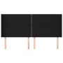 Headboard with black fabric ears 163x16x118/128 cm by , Headboards and footboards - Ref: Foro24-3119448, Price: 99,87 €, Disc...