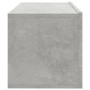 Muebles de TV 4 piezas gris hormigón 100x30x30 cm